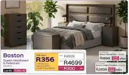 Sleepmasters Boston Queen Headboard & Pedestals offer