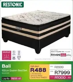 Sleepmasters Restonic Bali 152cm Queen Bed Set offer