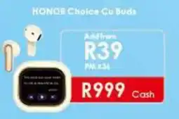 Chatz Connect HONOR Choice Cu Buds offer
