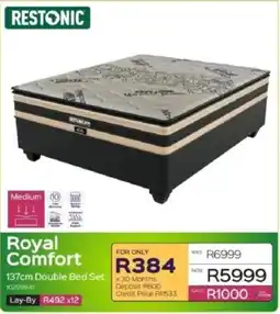 Sleepmasters Royal Comfort 137cm Double Bed Set offer