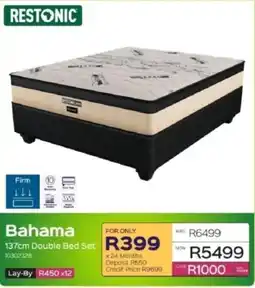 Sleepmasters Bahama 137cm Double Bed Set offer