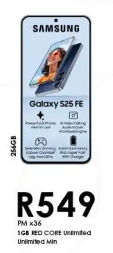 Chatz Connect SAMSUNG Galaxy S25 FE offer