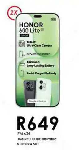 Chatz Connect HONOR 600 Lite offer