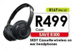 Chatz Connect SKDY Cassette wireless on ear headphones offer