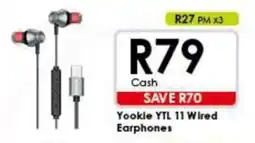 Chatz Connect Yookie YTL 11 Wired Earphones offer