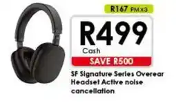 Chatz Connect SF Signature Series Overear Headset Active noise cancellation offer