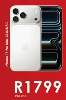 Chatz Connect iPhone 17 Pro Max 256GB 5G offer