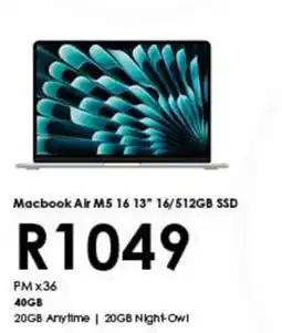 Chatz Connect Macbook Air M5 16 13" offer