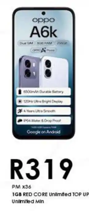 Chatz Connect oppo A6k offer