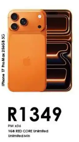 Chatz Connect iPhone 17 Pro Max 256GB 5G offer