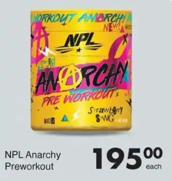 NPL Anarchy Preworkout