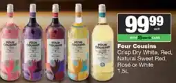 Spar Tops Four Cousins offer