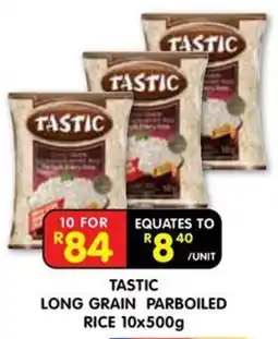 Shoprite TASTIC LONG GRAIN PARBOILED RICE offer