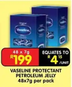 Shoprite Vaseline Protectant Petroleum Jelly offer