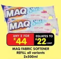 Shoprite MAQ Fabric Softener Refill offer
