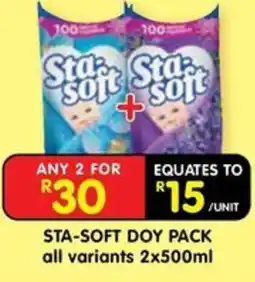 Shoprite STA-SOFT DOY PACK offer