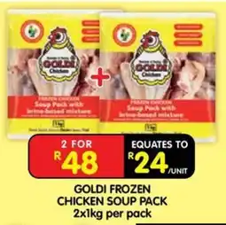 Shoprite GOLDI FROZEN CHICKEN SOUP PACK offer
