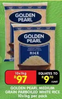 Shoprite GOLDEN PEARL MEDIUM GRAIN PARBOILED WHITE RICE offer