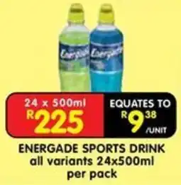 Shoprite ENERGADE SPORTS DRINK offer