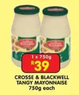 Shoprite Crosse & Blackwell Tangy Mayonnaise offer