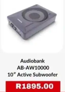 Autostyle Audiobank AB-AW10000 10" Active Subwoofer offer