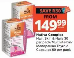 MediRite Nativa Complex Hair, Skin & Nails offer