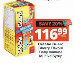 MediRite Créche Guard Baby Immune Multivit Syrup offer
