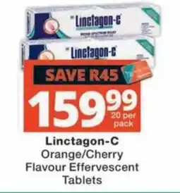 MediRite Linctagon-C Effervescent Tablets offer