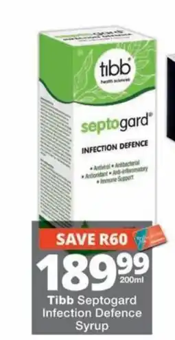 MediRite Tibb Septogard Infection Defence Syrup offer