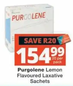 MediRite Purgolene Lemon Flavoured Laxative Sachets offer