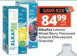 MediRite Alkafizz Antacid Effervescent Granules offer