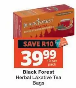 MediRite Black Forest Herbal Laxative Tea Bags offer