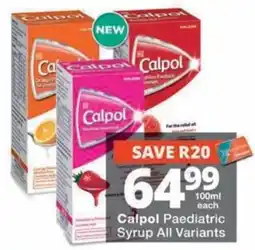 MediRite Calpol Paediatric Syrup offer