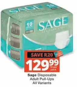 MediRite Sage Disposable Adult Pull-Ups offer