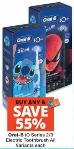 MediRite Oral-B iO Series 2/3 Electric Toothbrush offer