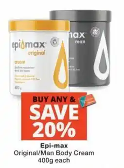 MediRite Epi-max Original/Man Body Cream offer