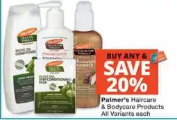 MediRite Palmer's Haircare & Bodycare Products offer