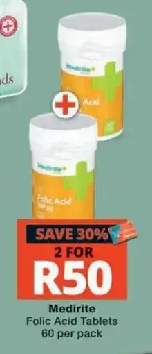 MediRite Medirite Folic Acid Tablets offer