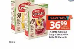 MediRite Nestlé Cerelac Baby Cereal with Milk offer