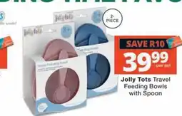 MediRite Jolly Tots Travel Feeding Bowls with Spoon offer