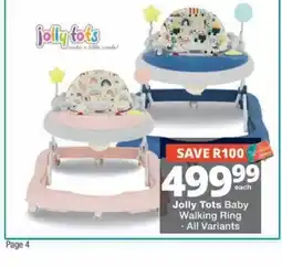 MediRite Jolly Tots Baby Walking Ring offer