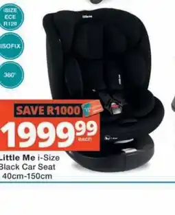 MediRite Little Me i-Size Black Car Seat offer