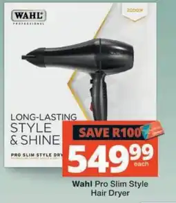 MediRite Wahl Pro Slim Style Hair Dryer offer