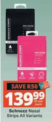 MediRite Schnozz Nasal Strips offer