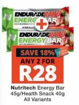 MediRite Nutritech Energy Bar offer