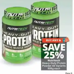 MediRite Nutritech Heavy-Duty Protein Powder offer
