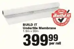 Build It Build It Undertile Membrane offer