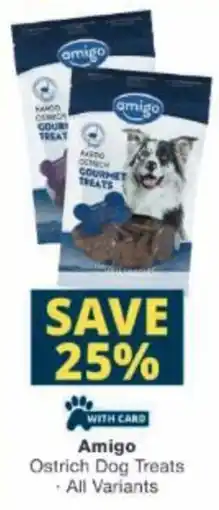 Checkers Amigo Ostrich Dog Treats offer