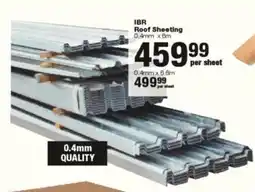 Build It IBR Roof Sheeting offer