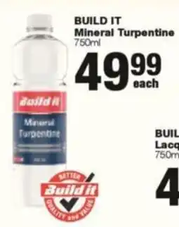 Build It Build It Mineral Turpentine offer